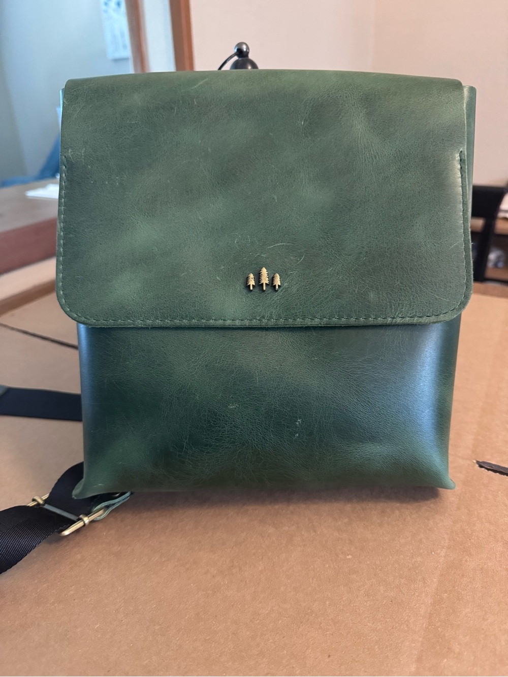 Portland Leather Sierra backpack Cowboy Mint
